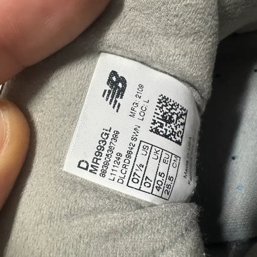 [SOLD OUT] 뉴발란스 993 회색 Made in USA 255