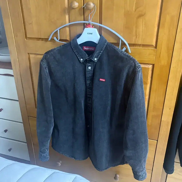[BUNJANG] Supreme Small Box Shirt Washed Black / 슈프림 스몰 박스 셔츠 워시드 블랙