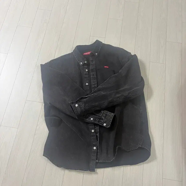 [BUNJANG] Supreme Small Box Shirt Washed Black / 슈프림 스몰 박스 셔츠 워시드 블랙
