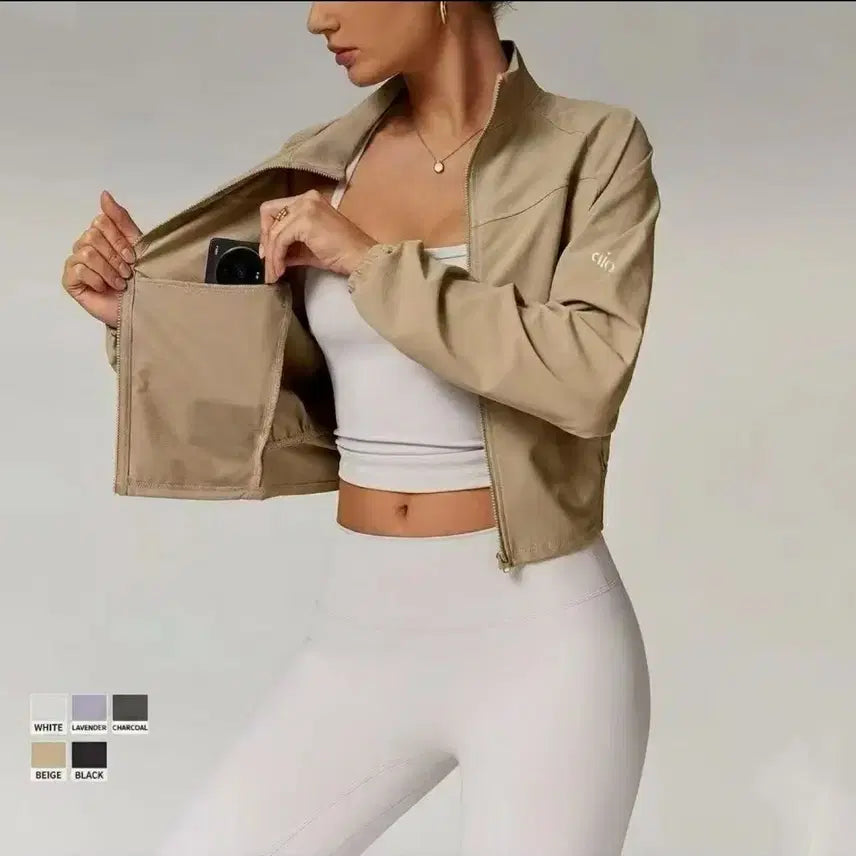 [BUNJANG] alo Crop Jacket / alo 알로 클롭 자켓