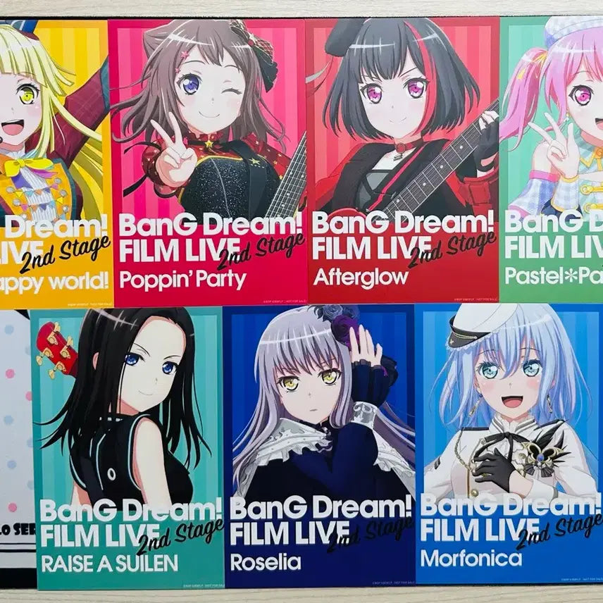 [BUNJANG] BanG Dream! Film Live 2nd Stage POB Bundle Set / 뱅드림 필름 라이브 2nd Stage 특전 포토카드 전종 일괄세트