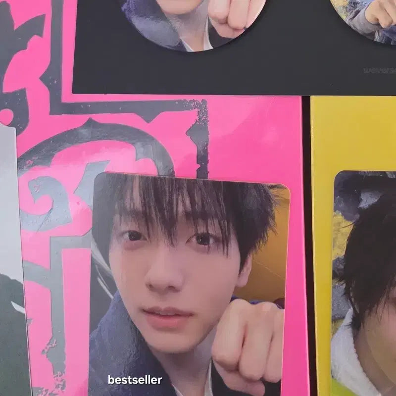 [BUNJANG] TXT Soobin Weverse POB Photocard + Badge Set / 투바투 수빈 앨범 미공포 위버스 포카 공방 txt 연준 범규 태현 휴닝