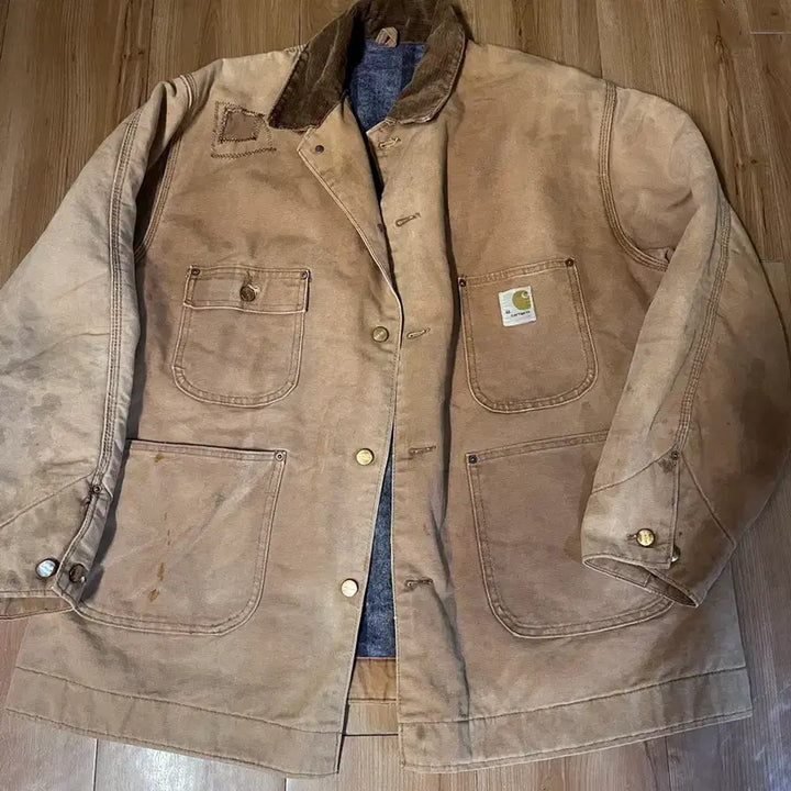 [BUNJANG] Carhartt Vintage Chore Work Jacket / 칼하트 빈티지 초어 워크자켓 미국생산