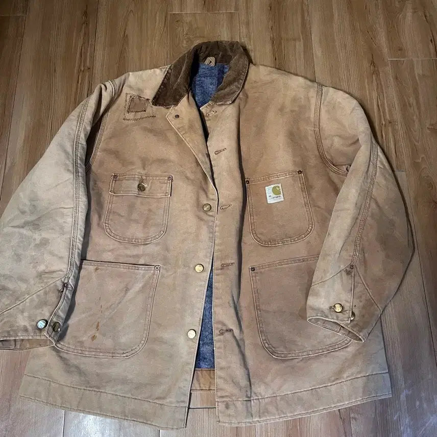 [BUNJANG] Carhartt Vintage Chore Work Jacket / 칼하트 빈티지 초어 워크자켓 미국생산
