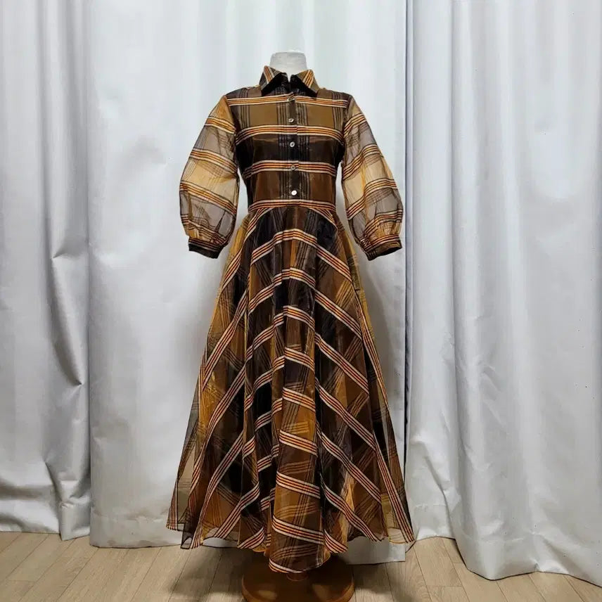 [SOLD OUT] 씨호린 체크 원피스55