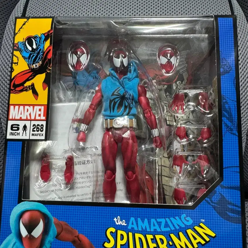 [BUNJANG] Mcfarlane Scarlet Spider Ver. 2.0 Figure (Sealed) / (미개봉) 마펙스 스칼렛 스파이더 Ver.2.0 피규어