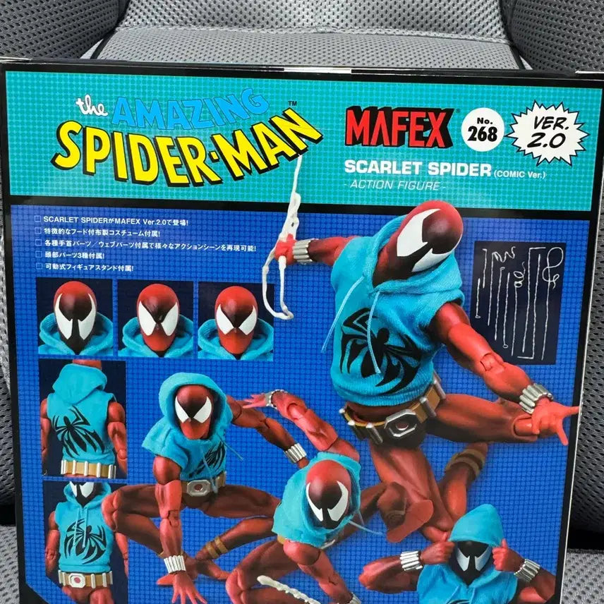 [BUNJANG] Mcfarlane Scarlet Spider Ver. 2.0 Figure (Sealed) / (미개봉) 마펙스 스칼렛 스파이더 Ver.2.0 피규어