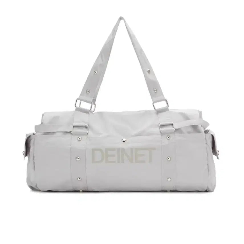 [SOLD OUT] 급처 | 다이닛 로고 더플백 그레이