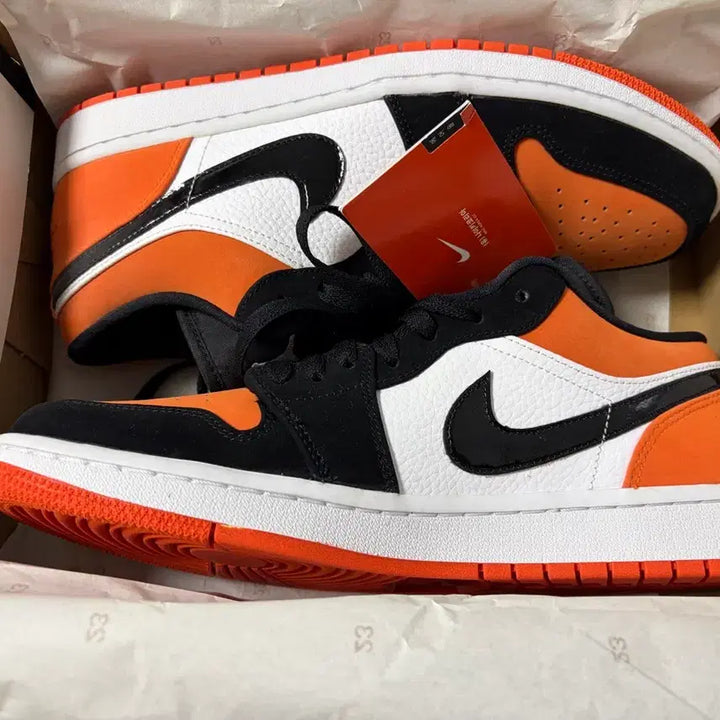 [BUNJANG] Nike Air Jordan 1 Low Shattered Backboard Sneakers / 조던 1 로우 쉐터드 백보드 553558-128 새상품