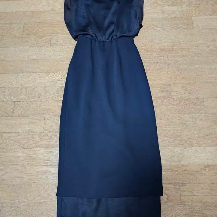 [BUNJANG] Time Drape Sheer Panel Dress / (새상품) 타임 드레이프 시스루 패널 드레스
