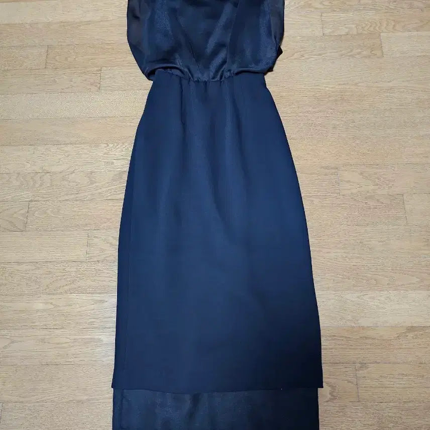 [BUNJANG] Time Drape Sheer Panel Dress / (새상품) 타임 드레이프 시스루 패널 드레스