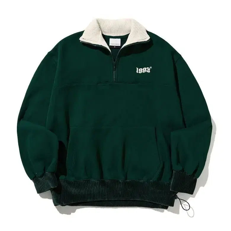 [BUNJANG] 1993 Studio Vintage Half-Zip Sweatshirt Bundle Set / 1993스튜디오 빈티지  반집업 맨투맨 2종 일괄