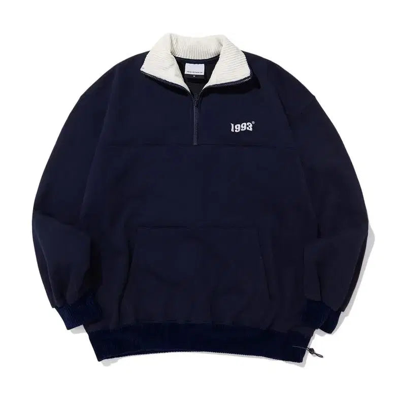 [BUNJANG] 1993 Studio Vintage Half-Zip Sweatshirt Bundle Set / 1993스튜디오 빈티지  반집업 맨투맨 2종 일괄