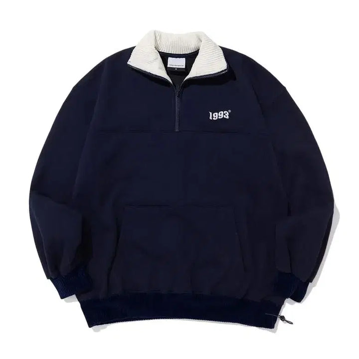 [BUNJANG] 1993 Studio Vintage Half-Zip Sweatshirt Bundle Set / 1993스튜디오 빈티지  반집업 맨투맨 2종 일괄