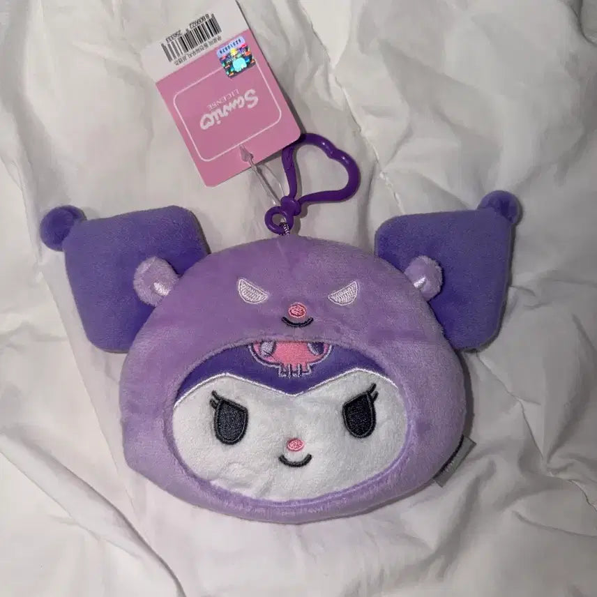 [BUNJANG] Sanrio Kuromi Coin Pouch Doll Keychain / 산리오 쿠로미 동전파우치 인형 키링 새상품