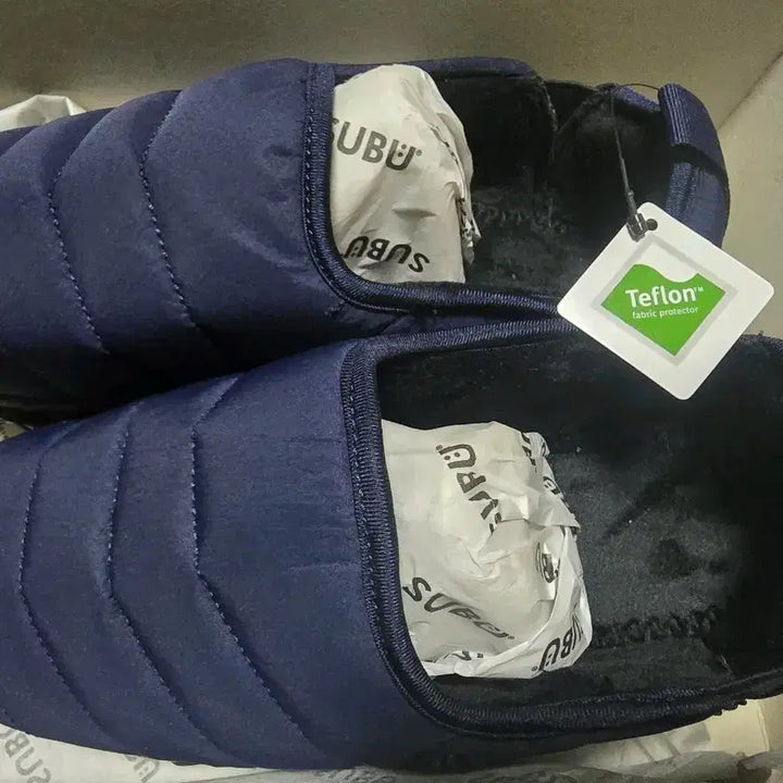 [SOLD OUT] SUBU 패딩 슬리퍼 네이비 새상품