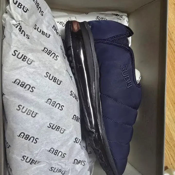 [SOLD OUT] SUBU 패딩 슬리퍼 네이비 새상품