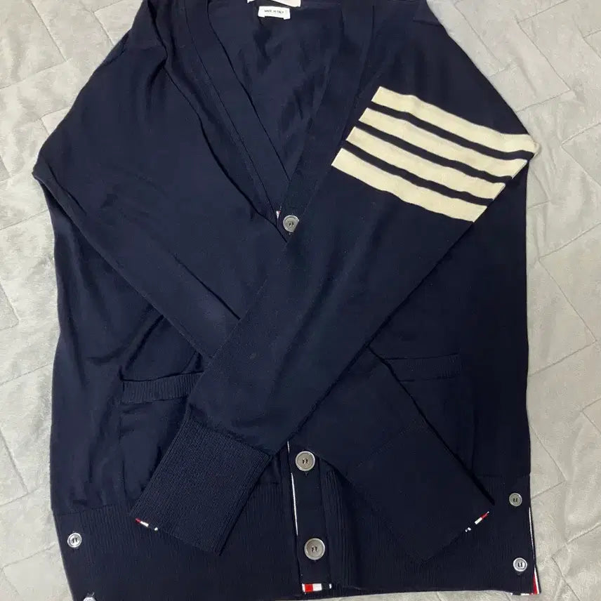 [BUNJANG] Thom Browne Navy Cardigan (Size 2) / 톰브라운 가디건 네이비 2사이즈