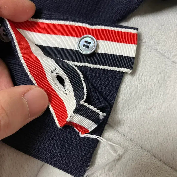 [BUNJANG] Thom Browne Navy Cardigan (Size 2) / 톰브라운 가디건 네이비 2사이즈