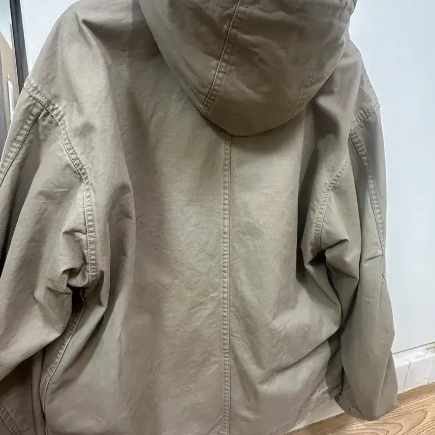 [BUNJANG] Union Blue M51 Short Parka Beige / 유니온블루 M51 숏 파카 베이지