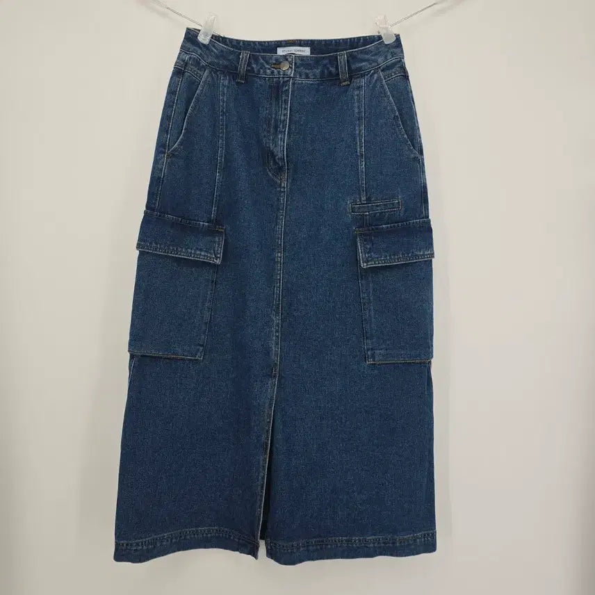 [SOLD OUT] 스튜디오 톰보이 데님 카고 롱 스커트 28-29