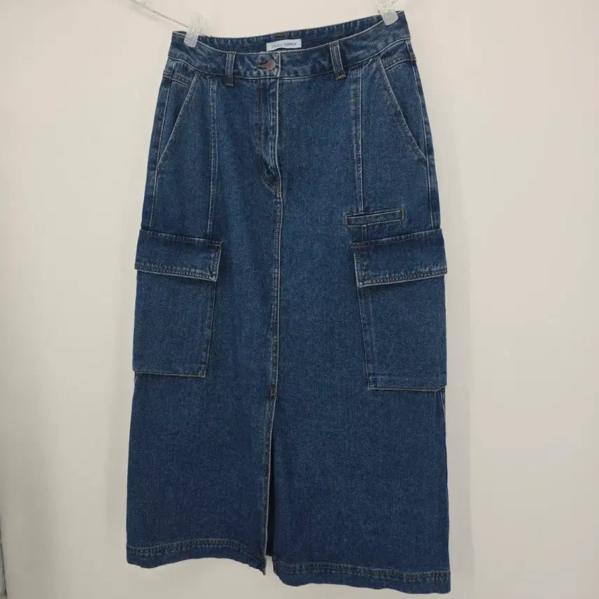 [SOLD OUT] 스튜디오 톰보이 데님 카고 롱 스커트 28-29