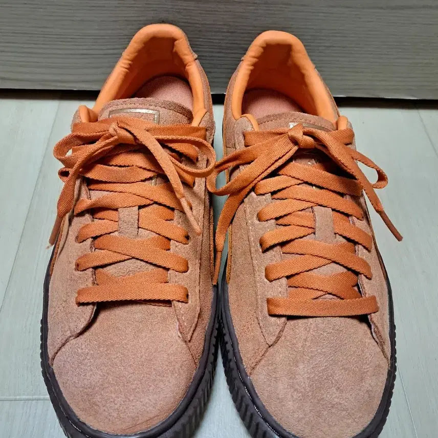 [BUNJANG] Puma x Mardi Mercredi Suede Bright Melon Sneakers / 푸마x마르디 메크르디 스웨이드 브라이트 멜론.사이즈 255