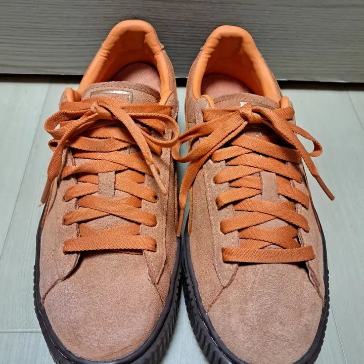 [BUNJANG] Puma x Mardi Mercredi Suede Bright Melon Sneakers / 푸마x마르디 메크르디 스웨이드 브라이트 멜론.사이즈 255