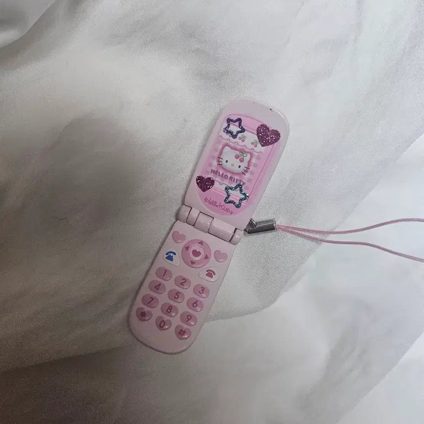 [BUNJANG] Hello Kitty Feature Phone Keyring / 키티 헤이세이 코갸루 피쳐폰 키링