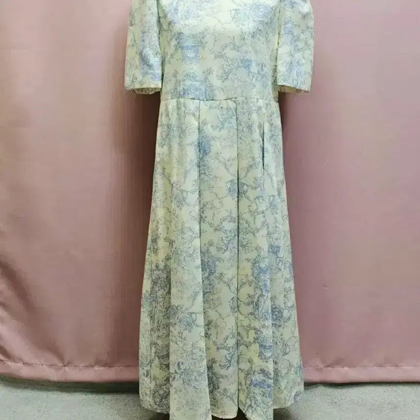 [BUNJANG] Unbranded Puff Sleeve Long Twill Dress / 무배&amp;택포