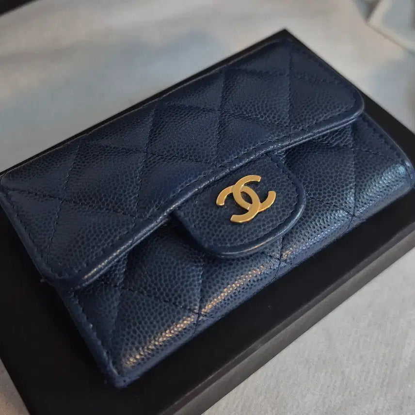 [BUNJANG] Chanel Classic Flap Card Wallet / [샤넬] 캐비어 클래식 플랩 카드지갑