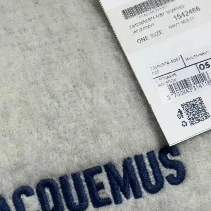 [BUNJANG] Jacquemus Le Chapeau Moisson Navy Gradient Muffler / 자크뮈스 레샤프 무아송 그라데이션 네이비 머플러