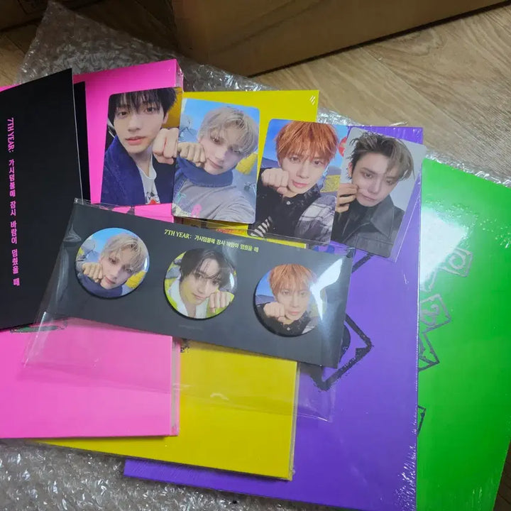 [SOLD OUT] 투바투 TXT 가시잠바 미개봉 앨범 4장 + 위버스 특전 포카 양도