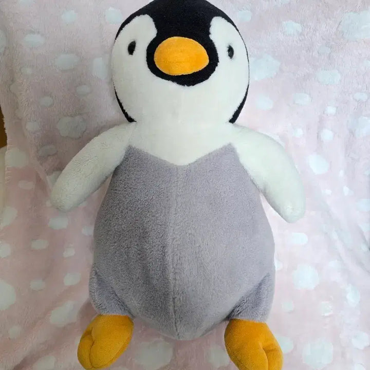 [BUNJANG] Big Size Vintage Penguin Plush Doll / 아기 펭귄 인형 빅사이즈 고전 빈티지 인형