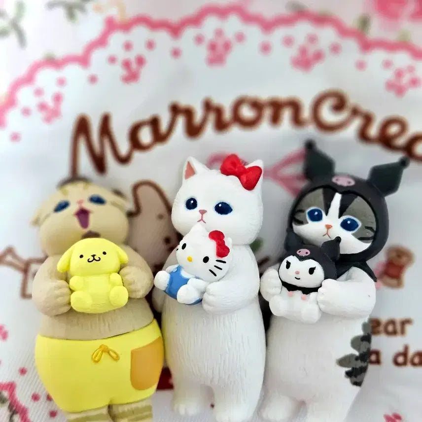 [BUNJANG] Mofsand Sanrio Collaboration Narikiri Figure Bundle Set / (일괄)모프샌드 산리오 콜라보 피규어(나리키리 피규어)