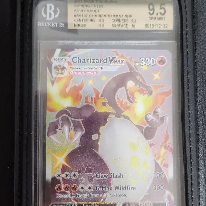 [BUNJANG] Pokemon Charizard VMAX Shining Fates BGS 9.5 Graded Card (North American Edition) / 북미판 샤이니스타 리자몽vmax shr bgs 9.5