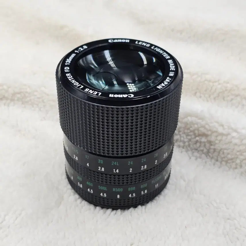 [BUNJANG] Canon FD 135mm Lens Gas Lighter with Loupe / 캐논 FD 135mm 렌즈형 가스 라이터 루페 겸용 필름카메라 필카