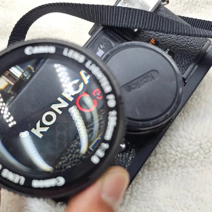 [BUNJANG] Canon FD 135mm Lens Gas Lighter with Loupe / 캐논 FD 135mm 렌즈형 가스 라이터 루페 겸용 필름카메라 필카
