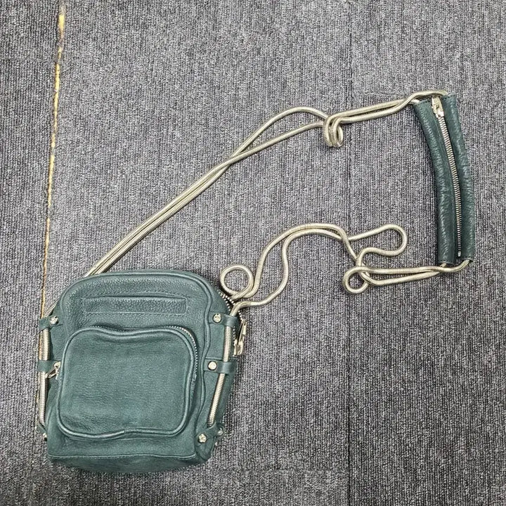 [BUNJANG] Alexander Wang Suede Leather Crossbody Bag / 알렉산더왕 스웨이드 레더 크로스백