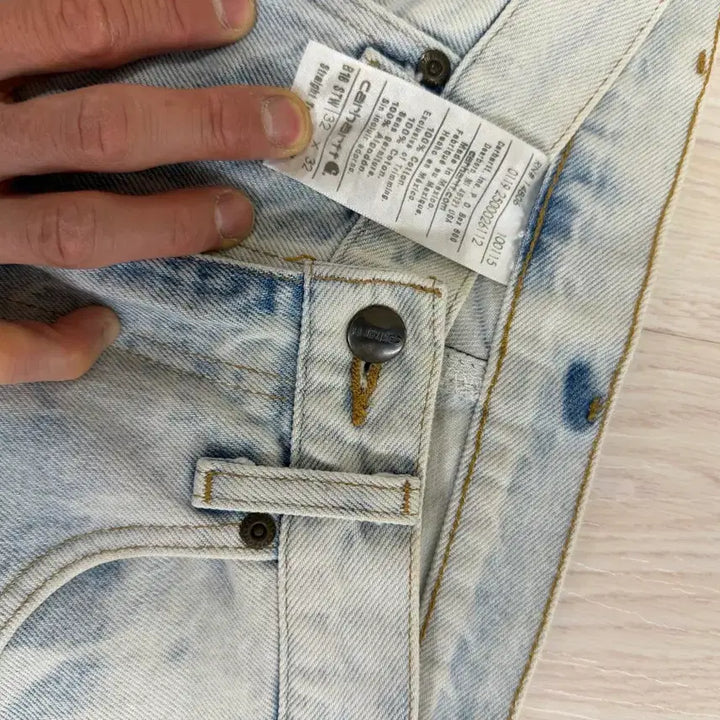 [BUNJANG] Carhartt Vintage Tie-Dye Ice Jeans / 칼하트 청바지 빈티지 타이다이 아이스진 슈프림 스투시