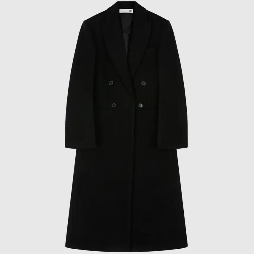 [SOLD OUT] 렉토 테일러드 더블 코트 (블랙 / FREE SIZE)