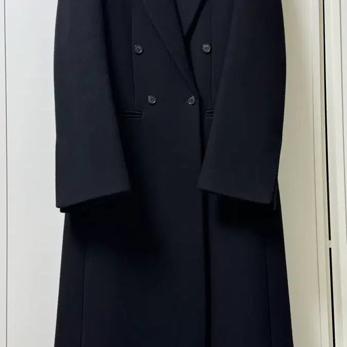 [SOLD OUT] 렉토 테일러드 더블 코트 (블랙 / FREE SIZE)