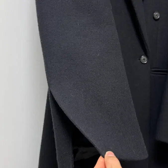 [SOLD OUT] 렉토 테일러드 더블 코트 (블랙 / FREE SIZE)