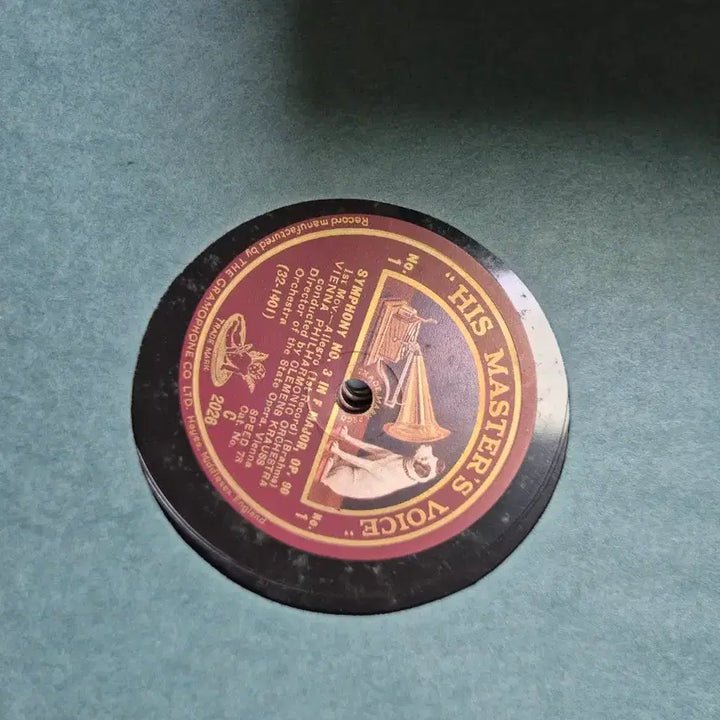 [BUNJANG] Brahms Symphony No. 3 Clemens Krauss 78 RPM Vinyl Record Set / 브람스 교향곡 3번 OP.90 음반 클레멘스 크라우스 돌판 4장SET