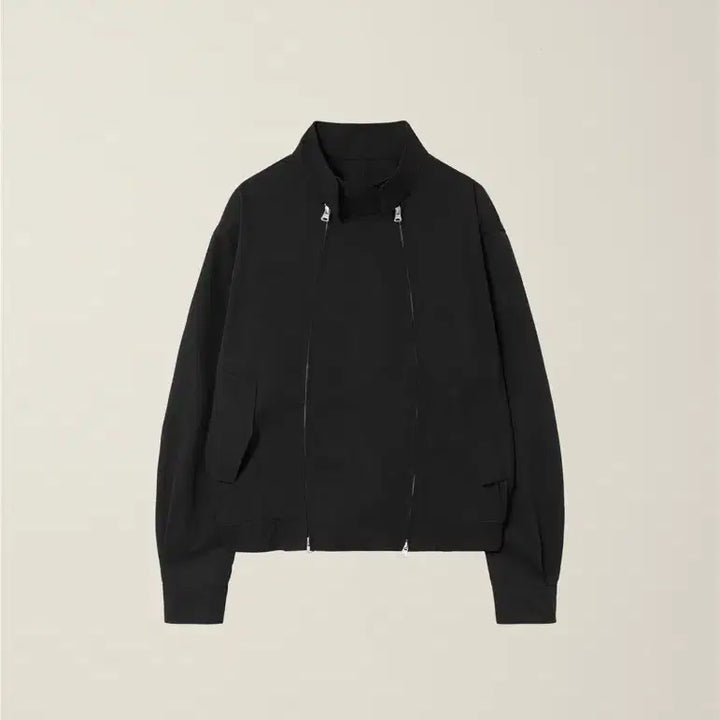 [BUNJANG] NUNARE EE Black Double Zipper Harrington Jacket / 누마레 ee 블랙 더블지퍼 해링턴자켓 판매합니다