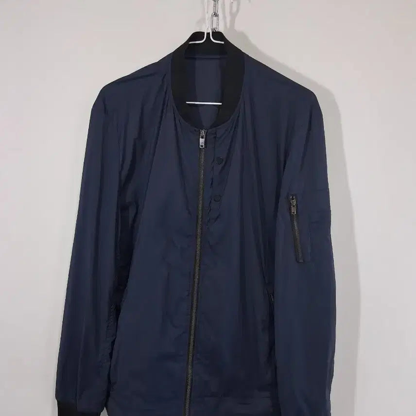 [BUNJANG] Navy Blue Blouson Jacket / 네이비 블루종 점퍼 남성 자켓