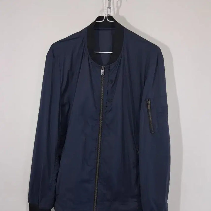 [BUNJANG] Navy Blue Blouson Jacket / 네이비 블루종 점퍼 남성 자켓