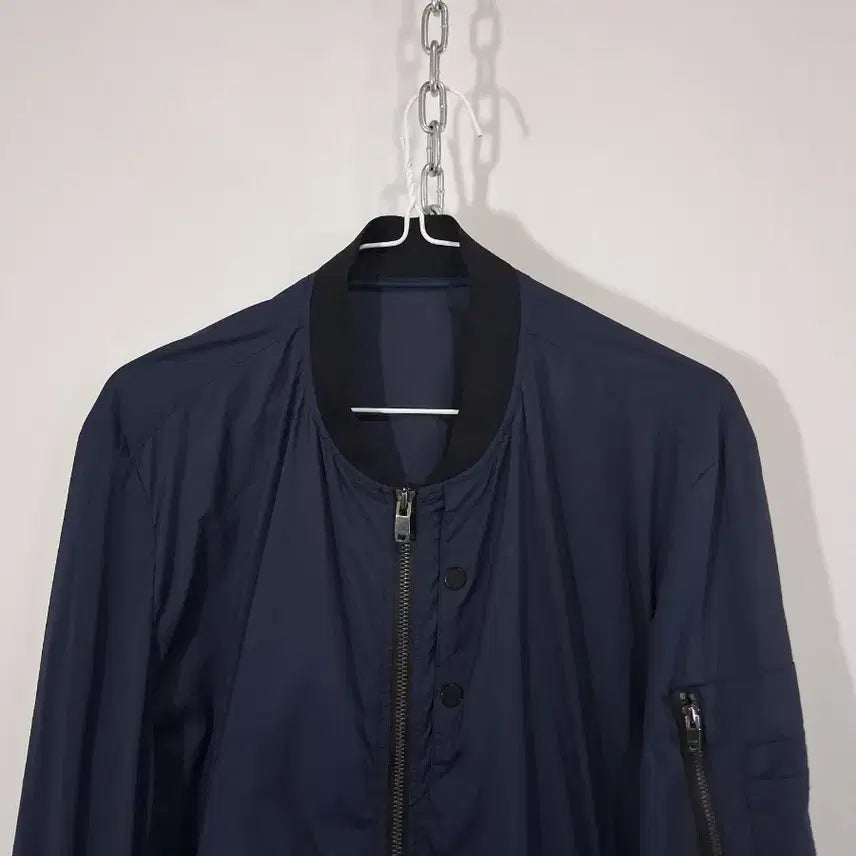 [BUNJANG] Navy Blue Blouson Jacket / 네이비 블루종 점퍼 남성 자켓