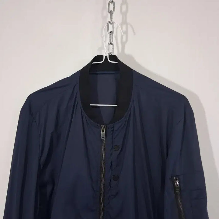 [BUNJANG] Navy Blue Blouson Jacket / 네이비 블루종 점퍼 남성 자켓