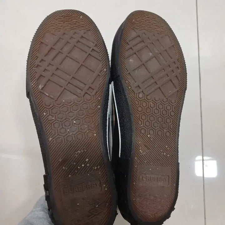 [BUNJANG] Burberry Check Cotton Sneakers / 버버리 체크 코튼 스니커즈